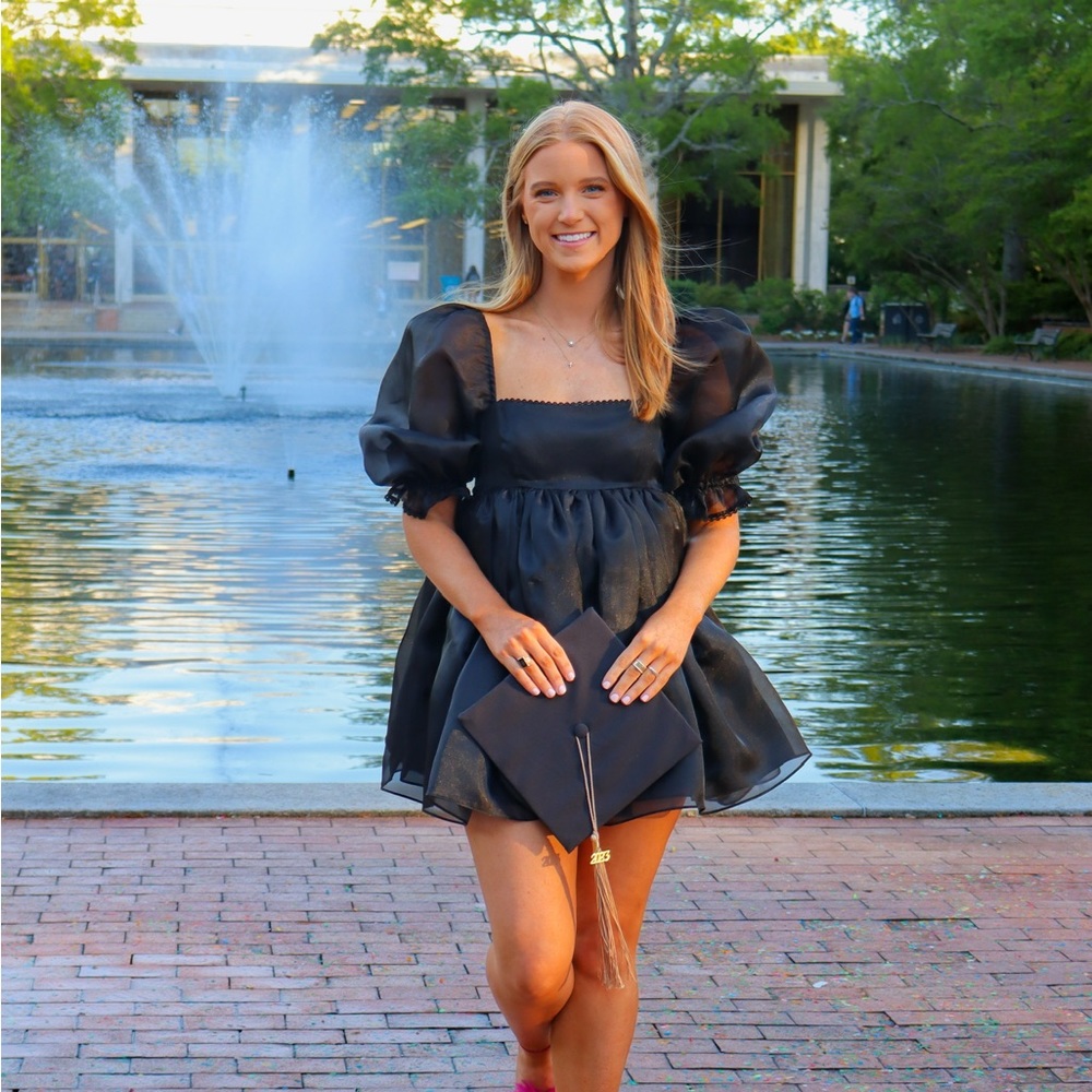 Selkie puff sleeve dress